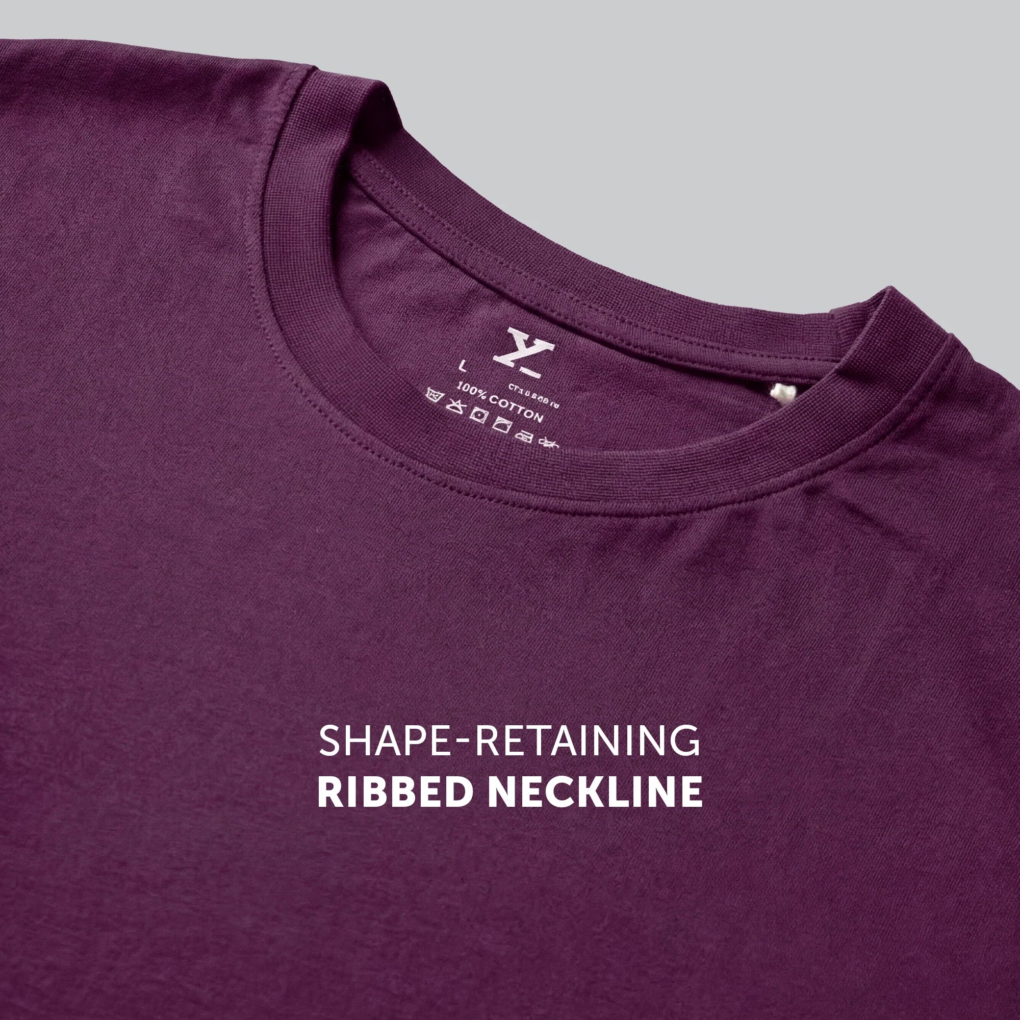 Pace Combed Cotton T-shirts Plum Red