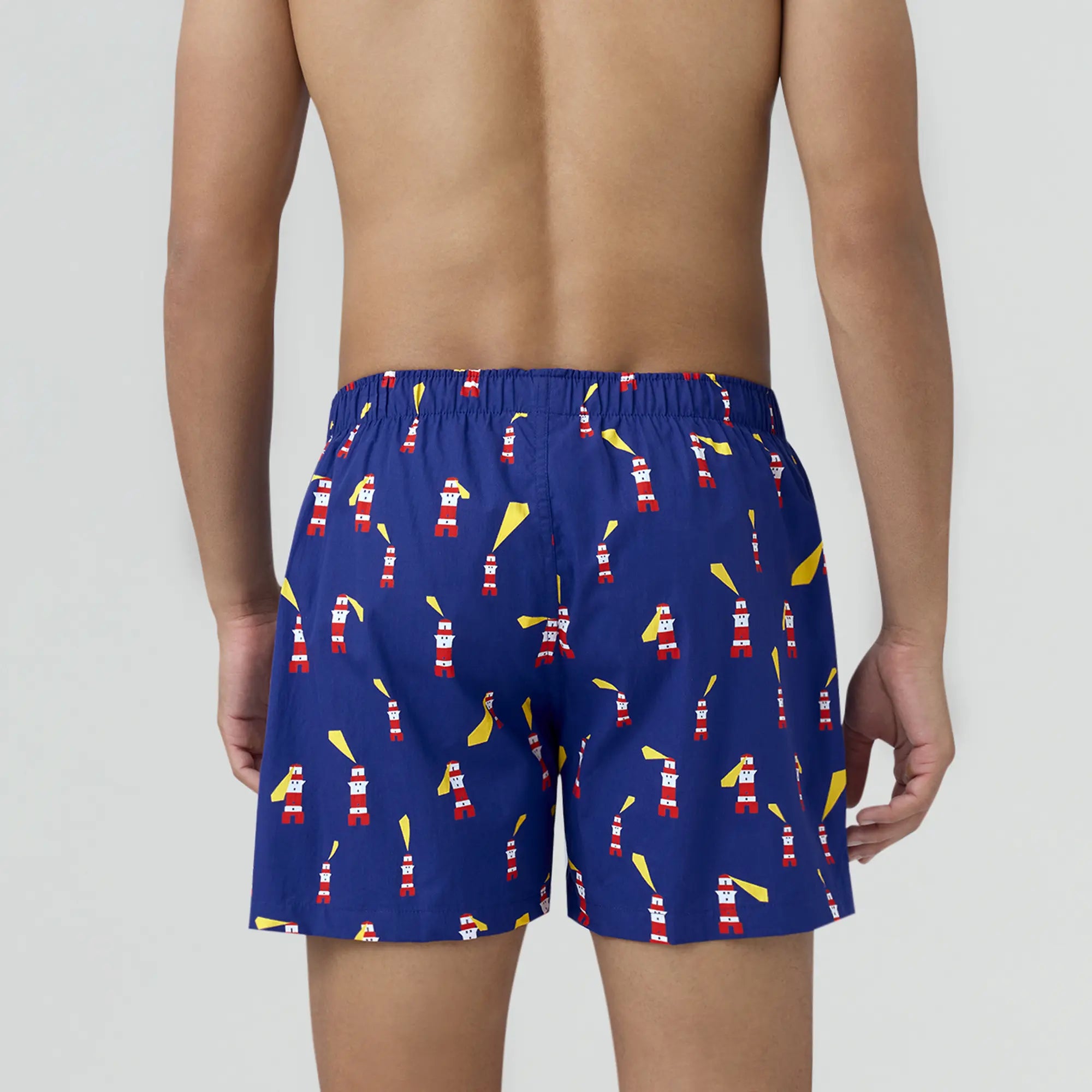 Remix Cotton Boxers Lighthouse Blue