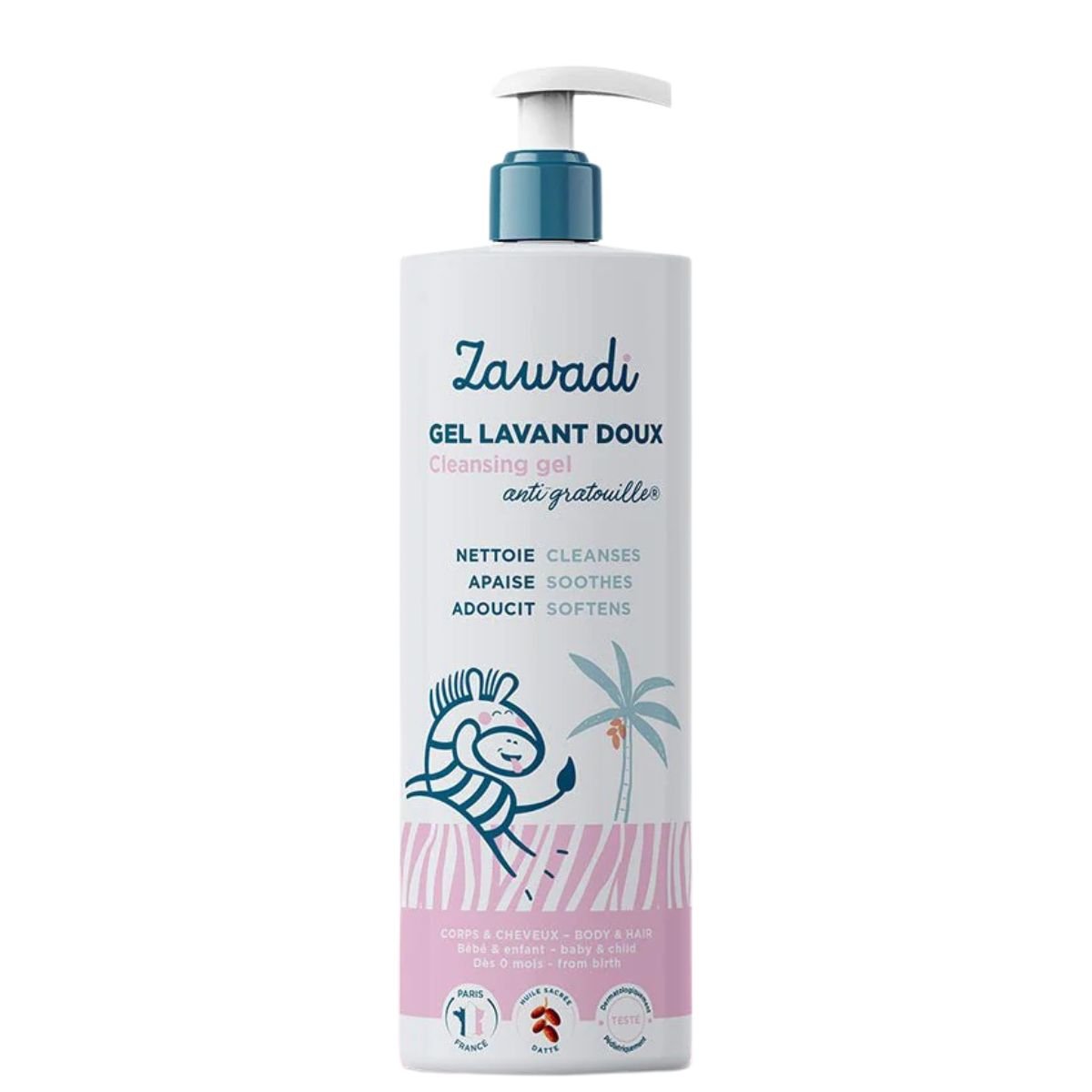 Zawadi • Gel Lavant Doux (nettoyant corps et cheveux Anti-Gratouille®)